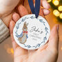 Baby's First Christmas Ornament With Name And Year, thumbnail 1 of 7