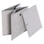 Set Of Six Light Grey Foldable Storage Boxes, thumbnail 3 of 7