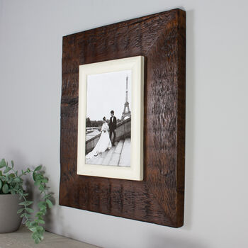 Reclaimed Wooden Photo Frame Handmade In The UK, 4 of 7