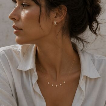 Diamond Station Necklace, 3 of 6