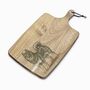Personalised Norwegian Elkhound Engraved Acacia Serving Board, thumbnail 8 of 9