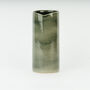 Large Cylinder Handmade Stoneware Vase In Dark Green, thumbnail 1 of 3