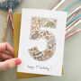 Children's Number Birthday Cards Age One To Five, thumbnail 11 of 11