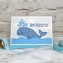 'Whale' Personalised Birthday Card, thumbnail 3 of 3