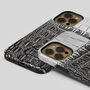 Black And White Crocodile Tough Case For iPhone, thumbnail 4 of 4