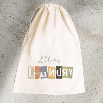 Xl Personalised Laundry Bag, 3 of 3
