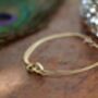 Gold Eternity Bracelet, thumbnail 2 of 4