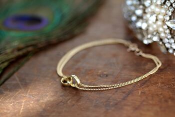 Gold Eternity Bracelet, 2 of 4