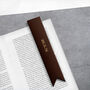 Handmade Personalised Special Date Thick Leather Bookmark, thumbnail 2 of 6