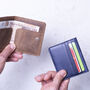 Personalised Cute Leather Card Holder Wallet, thumbnail 1 of 6