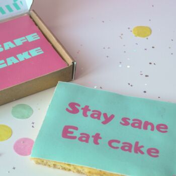 Stay Sane Eat Cake Postcake, 3 of 5