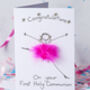 Personalised 3D First Holy Communion Card, thumbnail 2 of 3