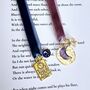 My Moon And Stars Charm Bookmark With Customised Ribbon Colour, thumbnail 4 of 8