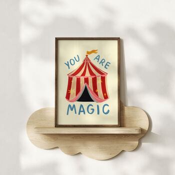 You Are Magic Circus Nursery Print, 3 of 3