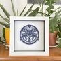 Personalised Framed 65th Anniversary Paper Cut, thumbnail 5 of 9