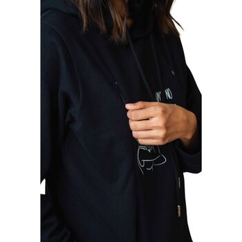 Thoughts Midnight Black Hoodie Customizable, 2 of 8