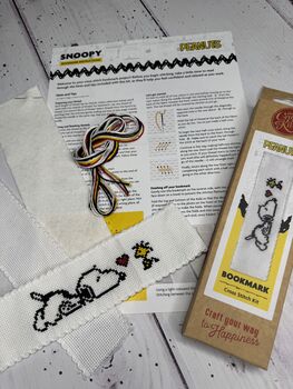 Peanuts Snoopy Cross Stitch Bookmark Kit, 8 of 9