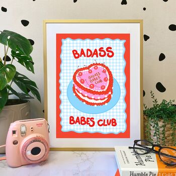 Badass Babes Club Motivational Print, 2 of 6