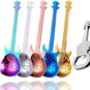 Six Stainless Steel Guitar Spoon And Bottle Opener Set, thumbnail 1 of 3