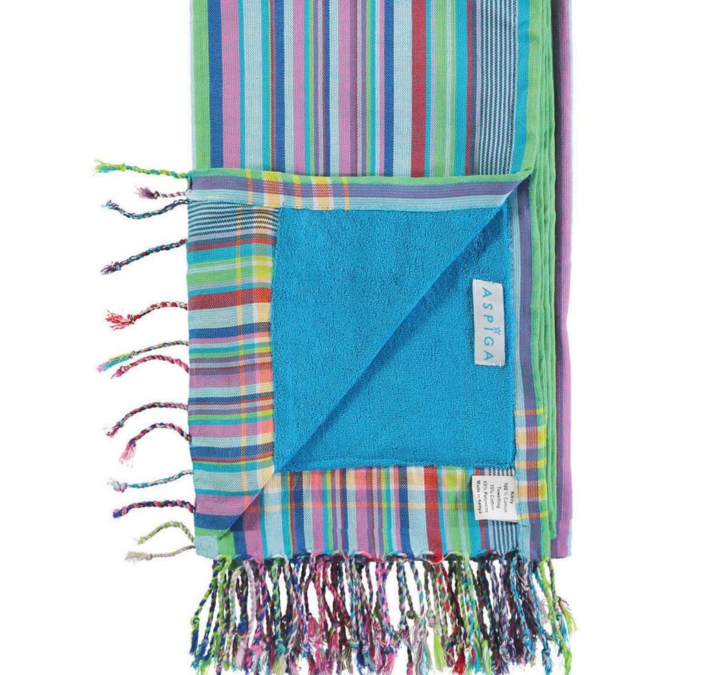 kikoy towel by aspiga | notonthehighstreet.com