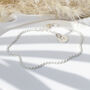 24ct Gold Plated Silver Or Silver Rope Chain Bracelet, thumbnail 5 of 7