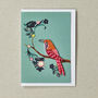 Embroidered Bird Greeting Card, thumbnail 6 of 8