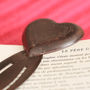 Personalised Iron Heart Page Clip Bookmark, thumbnail 6 of 7