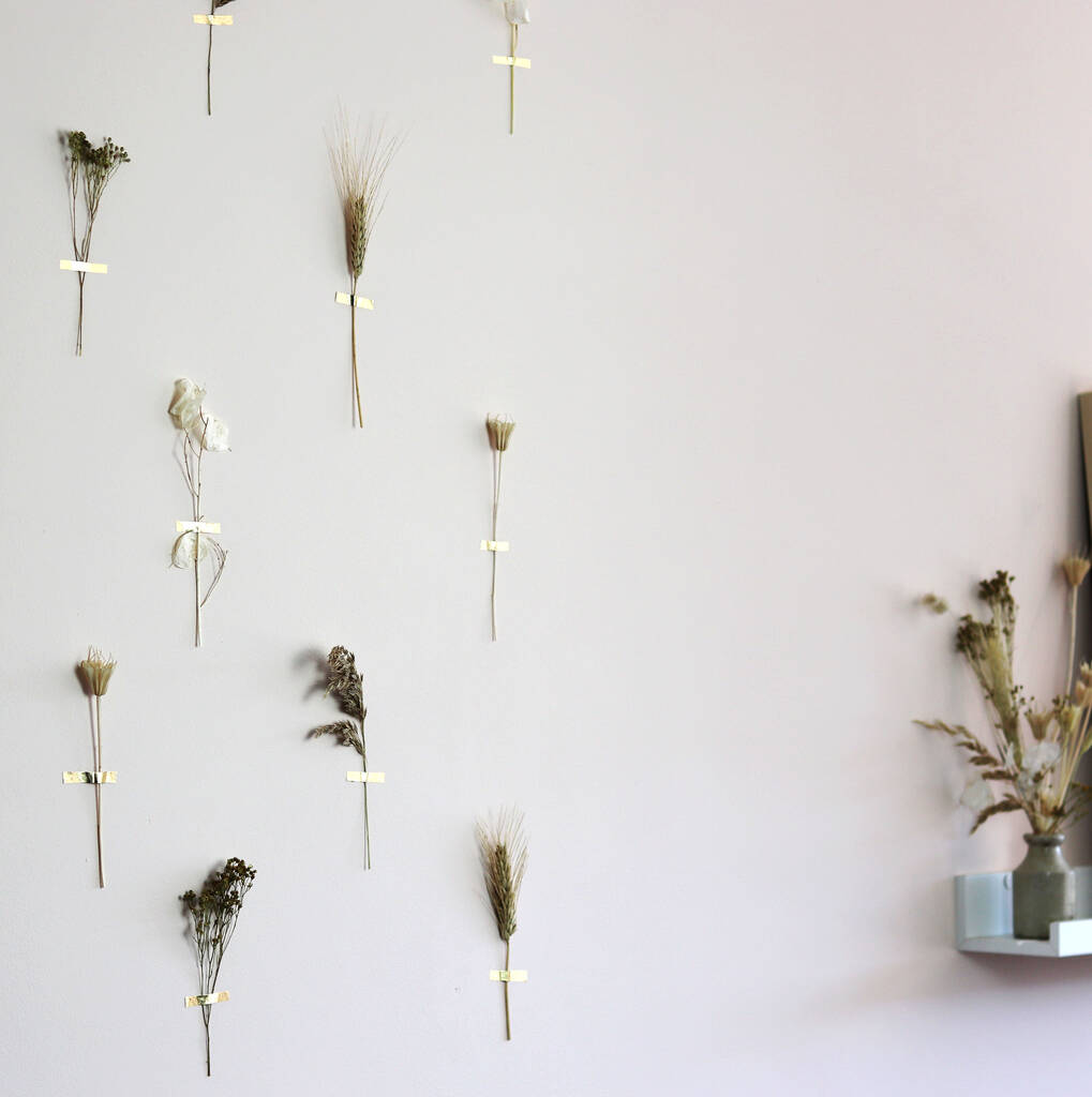 Diy Dried Flower Wall Decor Craft Kit By Sun And Day