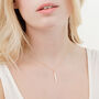 Personalised Vertical Bar 'Initial' Necklace, thumbnail 1 of 10