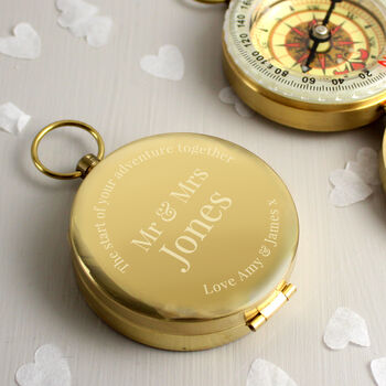 Personalised Wedding Compass, 4 of 4