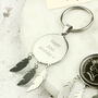 Personalised 30th Birthday Ten Pence Coin Keyring, A Feather For Every Decade, thumbnail 4 of 7