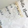 Personalised Family Recipe Handwritten Tea Towel, thumbnail 7 of 11