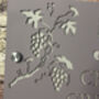 Personalised Grape And Vine Design House Sign Acrylic, thumbnail 2 of 8