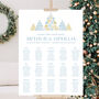 Christmas Wedding Seating Plan, thumbnail 1 of 5