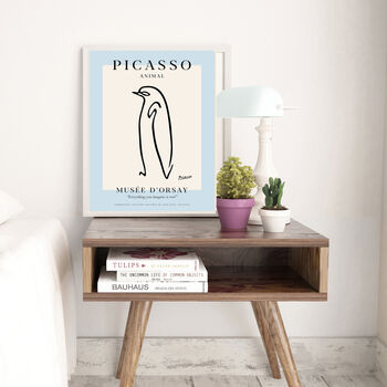 Picasso Penguin Art Print, 4 of 4