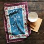 Christmas Eat Drink And Be Merry Tea Towel, thumbnail 1 of 4