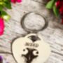 Dog Or Cat Nose Print Keyring. Personalised, thumbnail 1 of 3