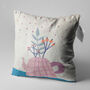 Abstract Teapot Cushion Cover Pink And Blue Colours, thumbnail 3 of 7