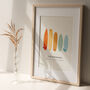 Personalised Surf Family Print, thumbnail 3 of 5