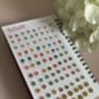Silver And Antique Stone Colourful 800 Bindi Book, thumbnail 1 of 11