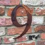 Large Rusted Metal House Numbers, thumbnail 11 of 11