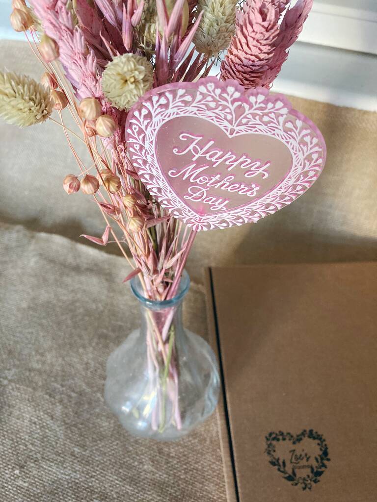 Mothers Day Dried Flowers Letterbox Gift By Zoe’s Blooms