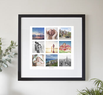 Personalised Nine Photo Collage Print, 7 of 7