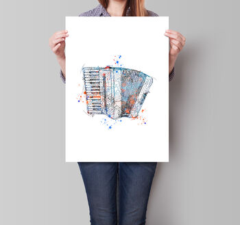 Accordion Abstract Print, 2 of 4
