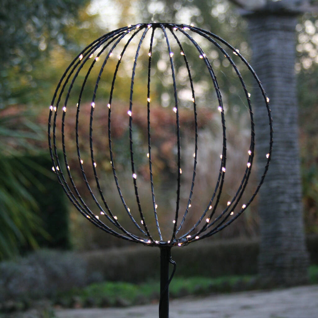 Outdoor Solar Sphere Light By Idyll Home