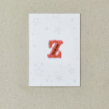 Letter Z Alphabet Iron On Patch, 4 of 4