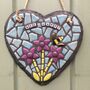 Personalised 'Bee Happy' Mosaic Hanging Heart, thumbnail 1 of 6