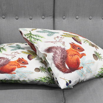 Cute Squirrels Double Sided Soft Cushion Cover, 4 of 7