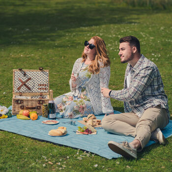 Purbeck Willow Picnic Hamper For Two, 5 of 5