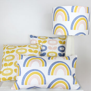 Bloom Pattern Cushion In Bright Or Pastel, 4 of 4